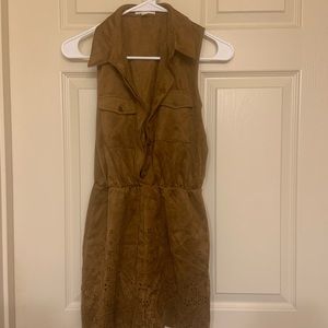Women’s brown jumpsuit size medium
